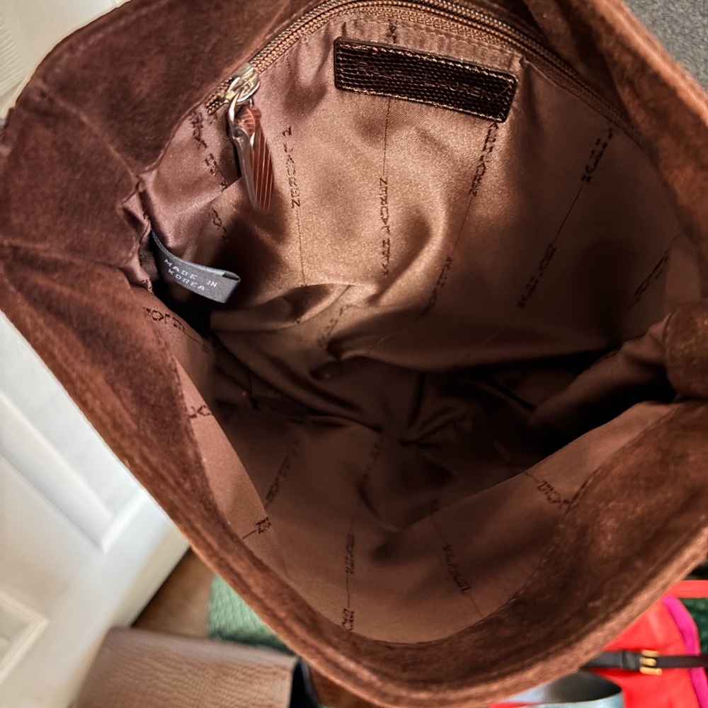 Ralph Lauren Chocolate Suede Bag - Picture 11 of 13